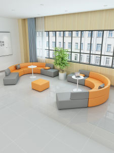 Minimalist Modern Office Sofa Combination Lightweight Modern Style Ideal for Resting and Reception Areas