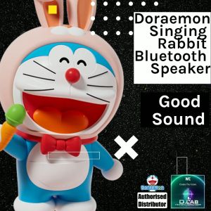 Doraemon Happy Rabbit Doll Tablet Holder (29cm Tall)