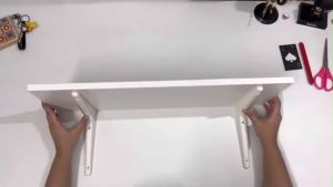 IKEA EKBY STERDIS SIBBHULT ฉากรับชั้น 1คู่ พร้อมสกรู ติดตั้ง บรรทัด ikea