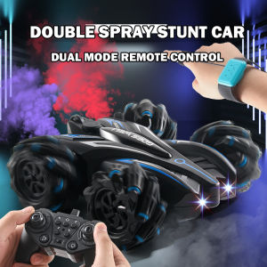 2.4g double-sided stunt car drift remote control car gesture-sensing light double-spray childrens toy remote control car