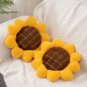 Sunflower Pillow Room Decor Sofa Decoration Cushion Bed Headrest Seat Cushion Plush Tatami Bay Window Pillow