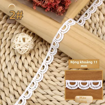 Vải Trang Trí Viền Ren Đen Phụ Kiện