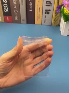 20 Chiếc Túi Đựng Trang Sức Bằng Nhựa PVC Trong Suốt Có Dây Kéo Chống Oxy Hóa Để Đựng Nhẫn Bông Tai Dây Chuyền - Bao Bì Trang Sức