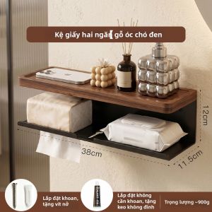 FANHAN | Kệ Đựng Xà Phòng Treo Tường Có Khe Thoát Nước