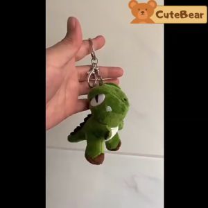 Móc khóa thú bông móc khóa khủng long ngộ nghĩnh dễ thương mềm mại dùng treo balo túi xách treo móc khóa CB05