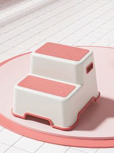 บันได 2 ขั้นอเนกประสงค์ สำหรับเด็ก ใช้งานได้ทั้งนั่งและยืน แข็งแรง มีกันลื่นทั้งฐานและพื้นเหยียบ YSD2018