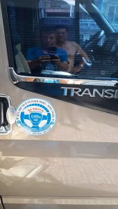 Viền INOX chân kính cửa Tài - Phụ FORD Transit 2014 - 2023