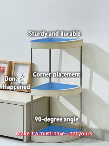 Kitchen Organizer 2/3 Tier Racks Multifunction Corner Shelving Storage Rack for Kitchen Bathroom Dorm