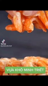 500g  TÔM KHÔ NGON NGỌT THƯỢNG HẠNG MINH TRIẾT  KHÔNG PHẨM MÀU  THỦ CÔNG TRUYỀN THỐNG