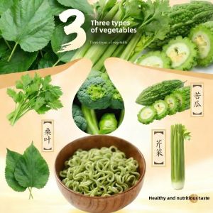 SONGNIJIA | Diabetic-friendly Vegetable Blend Non-fried Noodles