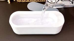 High Frequency Ultrasonic Glasses Cleaning Machine Ultraviolet Rays Watch Jewelry Cleaner with USB