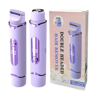 2-IN-1 Electric Hair Trimmer for Women Painless Facial Leg Bikini Body Hair Remover Dual-Purpose Female Hair Clipper And Shaver
