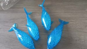 Squishy Shark Stress Balls Dolphin Squeeze Ball Stretchy Stress Squish Ball Sea Animal Squeeze Squishy Toys for Kids Adults