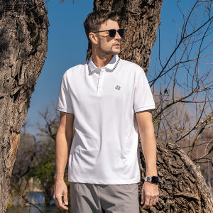 Enjeolon | Moisture Wicking Summer Business Casual Polo Tee Shirt