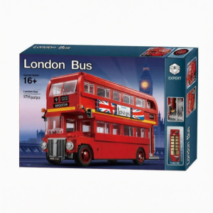 Creative London Double Decker Bus Educational Building Blocks Toy