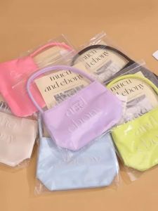 Silver Handbag Nylon Underarm Bag Womens Small Square Bag Mucu And Ebony Casual Shoulder Bag Korean Style Summer Bag