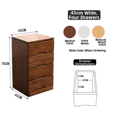 HENGDEMU | Solid Wood Narrow Space Storage Cabinet