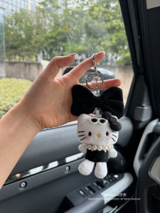 Mặt Dây Chuyền Hellokitty Cat Mirror Decorative Doll Interior Car Decor Small Fragrance Style Hanging Ornament Bé Gáis New Car Gift