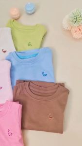 BABY HAI Iris Set - Setelan Oblong Baju Pendek Celana Pendek - Seri Hijau