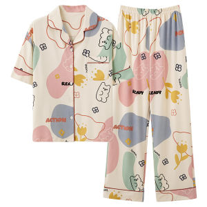 Bộ đồ ngủ MiiOW cho nữ làm  vải cotton thoáng khí dễ thương