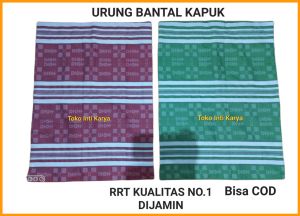 Kulit sarung bantal RRT kualitas no.1 buat di isi kapuk kain katun tebal halus tidak kaku cod