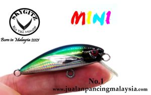 SKYGITZ MALAYSIA INDO MALAY HANDMADE SELUANG WOOD JERAM SAVIOR SLOW SINKING MINNOW FOR SEBARAU LURE