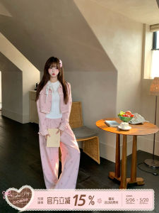 Sweet Pink Spring Casual Suit