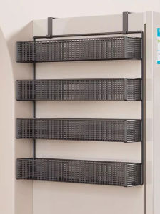 evesigar | No-Drill Refrigerator Side Mount Organizer Multilayer Shelf