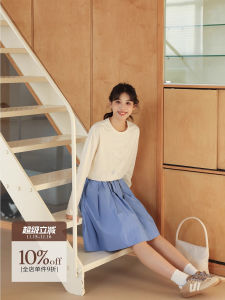 Unique Beautiful Long Sleeve Base Layer T-Shirt Womens Cotton Polyester Blend Comfortable Commute Style round Neck Top