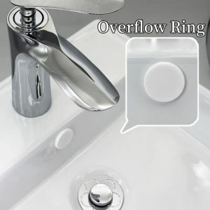 4pcs Durable Anti-leakage Faucet Hole Silicone Stopper / Kitchen Sewer Drain Cover Seal Plug / Bathroom Bathtub Overflow Sealing Cover / Washbasin Overflow Rings Sink Seal Plug