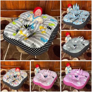 Sofa Bayi Newborn Jumbo Gesper Dengan Sabuk Pengaman Multipungsi Free Bantal crown Dan Tas Mika