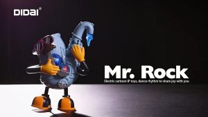 Children Electric Mr. Rock Dancing Electronic Pet with Lights Music Sax Guitar Educational Toys