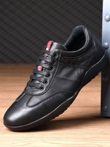 Genuine Leather Running Shoes Mens Summer Breathable Casual Soft Bottom Cowhide Sports Sneakers Comfortable All Leather Loafers
