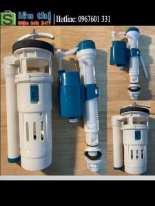 Bộ Xả Bồn Cầu 2 Nút Ấn Cao Cấp TI0508