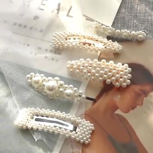Set kẹp tóc đính hạt ngọc trai nhân tạo phong cách Hàn Quốc xinh xắn dành cho nữ  - Life Style 4U