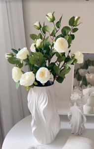 Artificial Rose 3 Heads Rose Artificial Peony Artificial Flower For Party Wedding Home Decor
