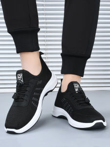 Old Beijing Cloth Shoes Cotton Shoes Mens Winter Fleece-lined Heattech Daddys Shoes for Middle-Aged and Elderly People Non Slip Soft Bottom Slip-on Walking Shoes