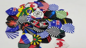 48/60PCS Dart Flights Dart Pin Flights Darts Feather Leaves Multiple Types Standard Dart Accessories