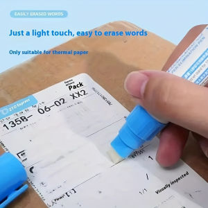 1PC Open-Box Portable Durable Thermal Paper Eraser - Data & Identity Privacy Protection Tool for Erasing Sensitive Information