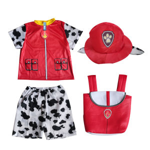 Chase Cosplay PAW patrol Costume Rocky Rubble Skye Zuma Kids Children Birthday Party Gift Fancy Dress