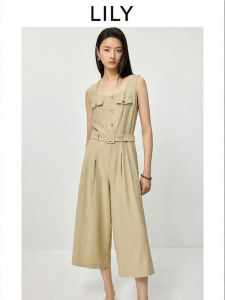 Lily | Đồ Bay Không T Tay Pha Trộn Vải Lin