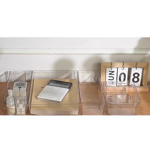 Khay chia ngăn kéo hộc tủ Khay đựng đồ trong suốt nhiếu size sắp xếp ngăn tủ gọn gàng-HAUSE