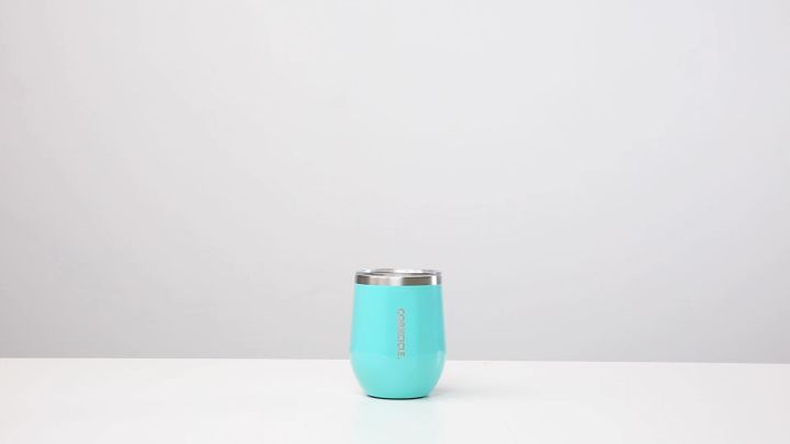 CORKCICLE Stemless 12oz - Steel Shadow