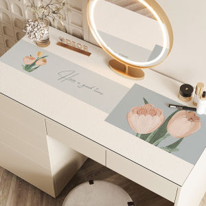 Manicure Makeup Desktop Mat Dresser Table Mat Minimalist Fancy College Student Dormitory Leather Waterproof Desk Cloth