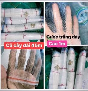 [Dài 45m] Lưới cước trắng nguyên cây Cao 1m Dùng rào vườn Chắn Côn Trùng Làm hàng rào...