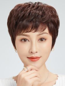 WEIWEI | Top Hair Restoration Hairpiece for Gray Hair Concealment and Volume with Natural Texture and Curl for Mature Women