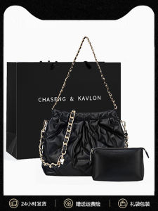 Large Capacity Maternite Chain Tote Bag Commuter Womens Bag Chaseongkavlon 2025 New Style Bucket Shape Soft Leather Handbag