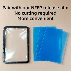 Reusable Metal Frame Release Film Holder For ANYCUBIC Photon P1 CNC Machined Release Film Clamp Replacement for Resin Vat 3D