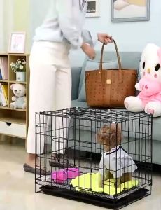 Kandang Besi Lipat 48x30x38: Solusi Terbaik untuk Kucing, Anjing & Kelinci
