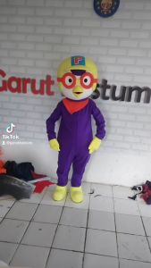 Kostum maskot badut pororo setelan dewasa lucu costume karnaval